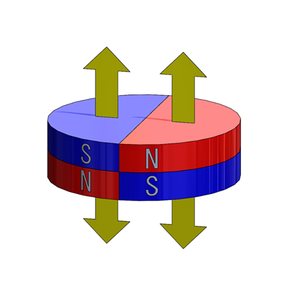 外径40mm 厚さ20mm 円板型 ネオジム磁石 ２個セット ( ネオジウム)