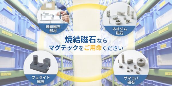 焼結磁石ならマグテックをご用命ください